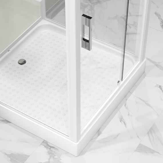 Душевая кабина Niagara Standart 90x90 см ST90/15Q/BK, белый/прозрачное - фото 4