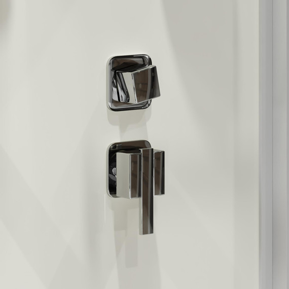 Душевая кабина Niagara Standart 90x90 см ST90/15Q/BK, белый/прозрачное - фото 7