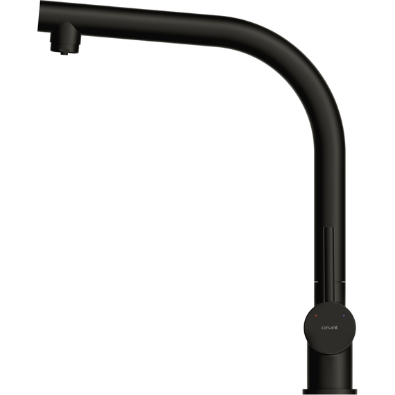 Смеситель для кухни Cersanit Crea A68223, чёрный - фото 6