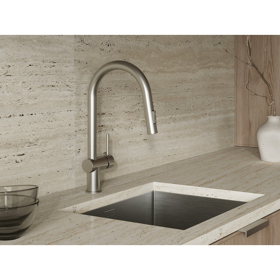 Смеситель для кухни Cersanit Brasko A68226, сатин - фото 9