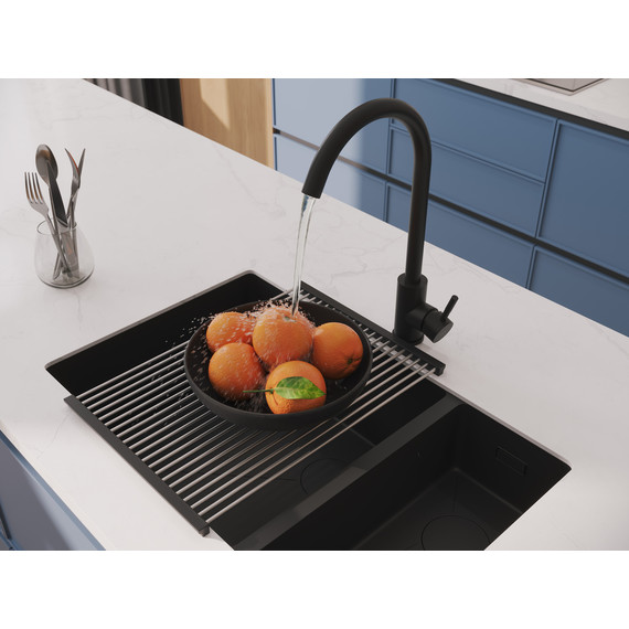 Смеситель для кухни Cersanit Como A68243, чёрный - фото 12