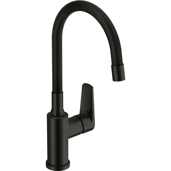Смеситель для кухни Cersanit Moduo A68230, чёрный - фото 2