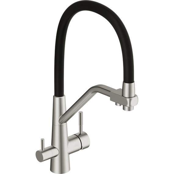 Смеситель для кухни Cersanit Vivo A64837, сатин - фото 2