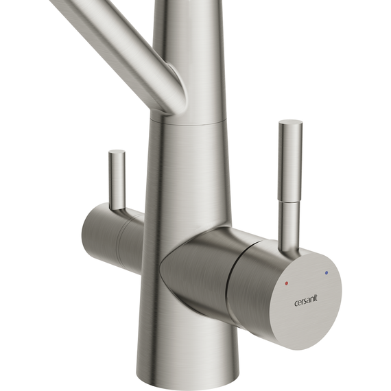 Смеситель для кухни Cersanit Vivo A64837, сатин - фото 3