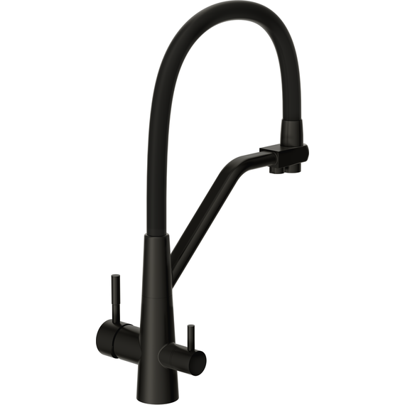 Смеситель для кухни Cersanit Vivo A68218, чёрный - фото 5