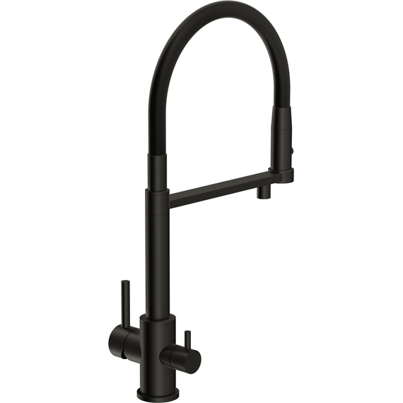 Смеситель для кухни Cersanit Zen A68250, чёрный - фото 5