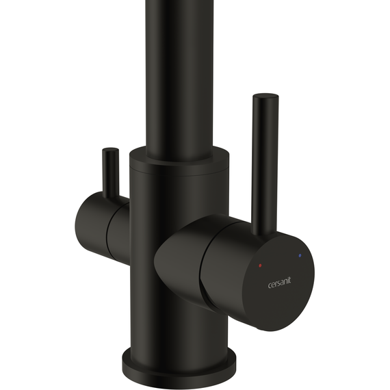 Смеситель для кухни Cersanit Zen A68250, чёрный - фото 3