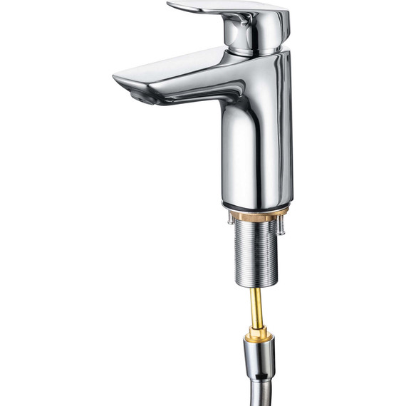 Смеситель для раковины с лейкой для биде Aquatek Вега AQ1012CR, Цвет производителя: хром - фото 2