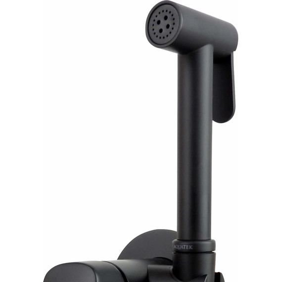 Набор для гигиенического душа Aquatek Вега AQ1019MB, чёрный матовый - фото 4