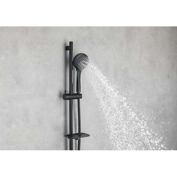 Набор смесителей 3 в 1 для ванны с коротким изливом Aquatek Вега AQ1030MB, чёрный матовый, Цвет производителя: чёрный матовый - фото, картинка 7 Набор смесителей 3 в 1 для ванны с коротким изливом Aquatek Вега AQ1030MB, чёрный матовый, Цвет производителя: чёрный матовый - фото 7