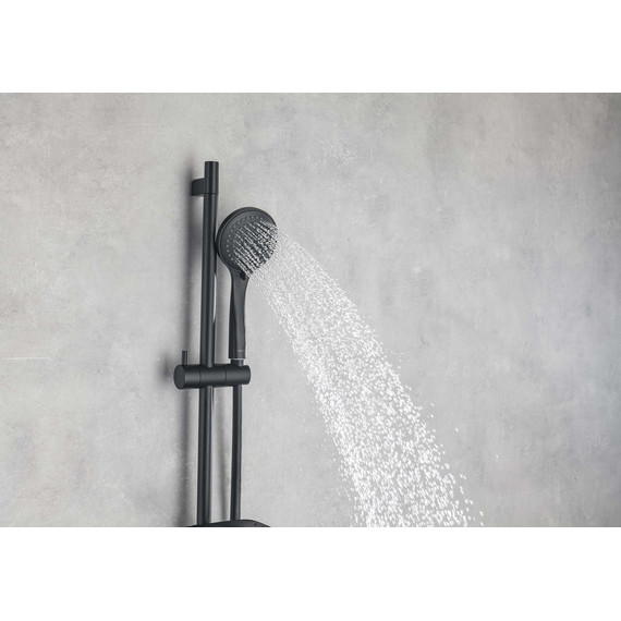 Набор смесителей 4 в 1 для душа Aquatek Вега AQ1075MB, чёрный матовый, Цвет производителя: чёрный матовый - фото 9