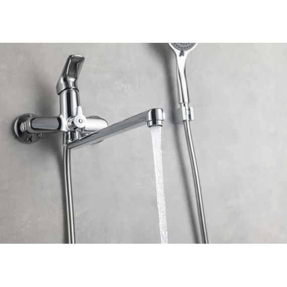 Смеситель для ванны Aquatek Вега AQ1042CR, Цвет производителя: хром - фото 3