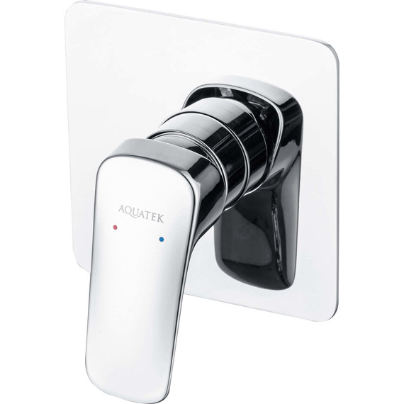 Смеситель для душа Aquatek Вега AQ1066CR (со скрытой частью), Цвет производителя: хром - фото 2