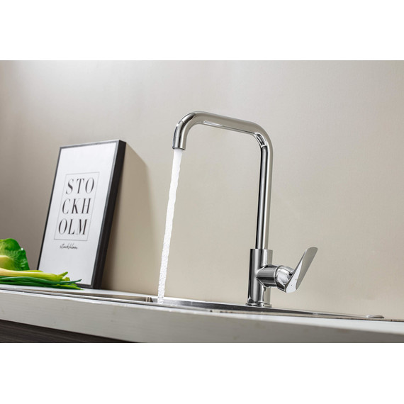 Смеситель для кухни Aquatek Вега AQ1081CR, Цвет производителя: хром - фото 6