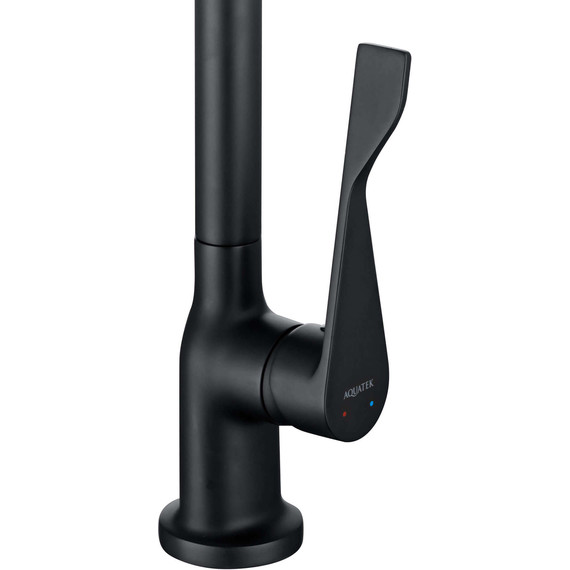 Смеситель для кухни Aquatek Вега AQ1083MB, чёрный матовый, Цвет производителя: чёрный матовый - фото 2