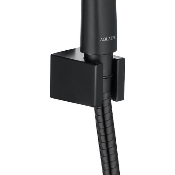 Душевой гарнитур Aquatek Вега AQ2010MB, чёрный матовый - фото 2