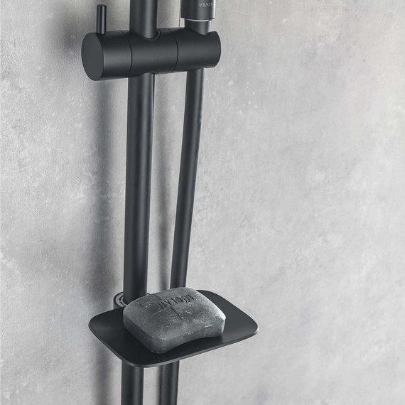 Набор смесителей 3 в 1 для ванны с коротким изливом Aquatek Вега AQ1030MB, чёрный матовый, Цвет производителя: чёрный матовый - фото, картинка 13 Набор смесителей 3 в 1 для ванны с коротким изливом Aquatek Вега AQ1030MB, чёрный матовый, Цвет производителя: чёрный матовый - фото 13