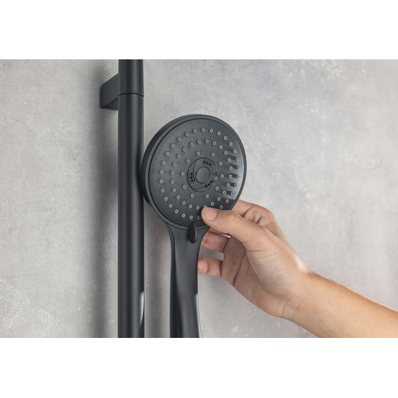 Набор смесителей 4 в 1 для душа Aquatek Вега AQ1075MB, чёрный матовый, Цвет производителя: чёрный матовый - фото 11