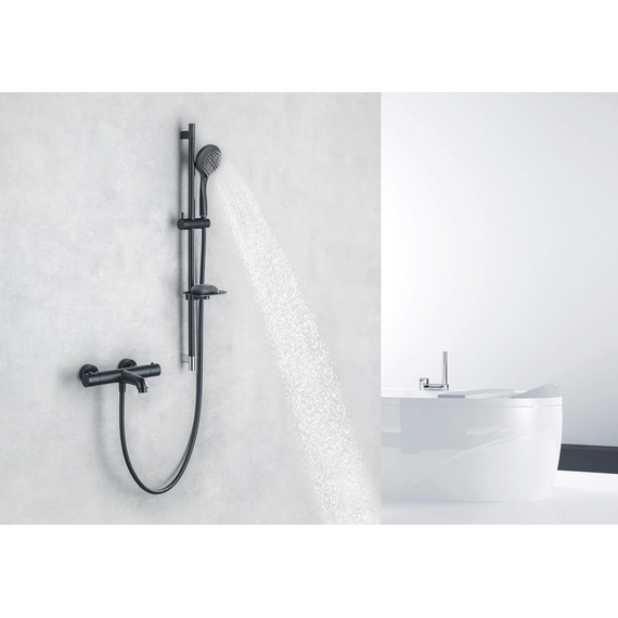 Душевой гарнитур Aquatek Вега AQ2011MB, чёрный матовый - фото 5