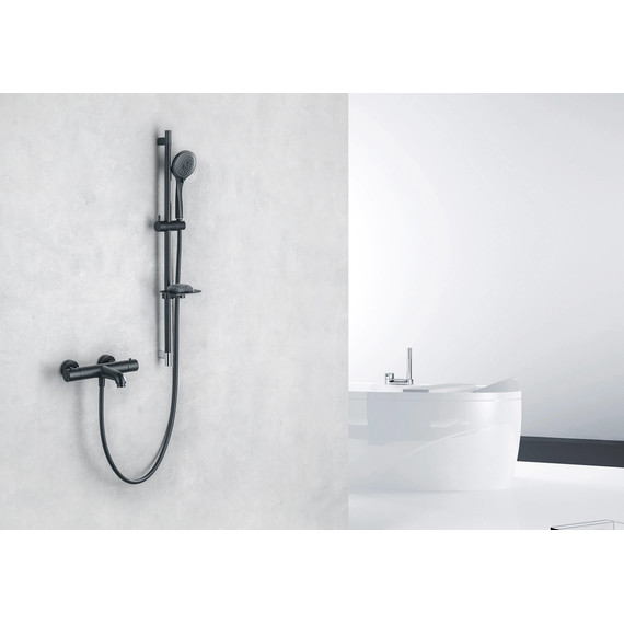 Душевой гарнитур Aquatek Вега AQ2011MB, чёрный матовый - фото 6