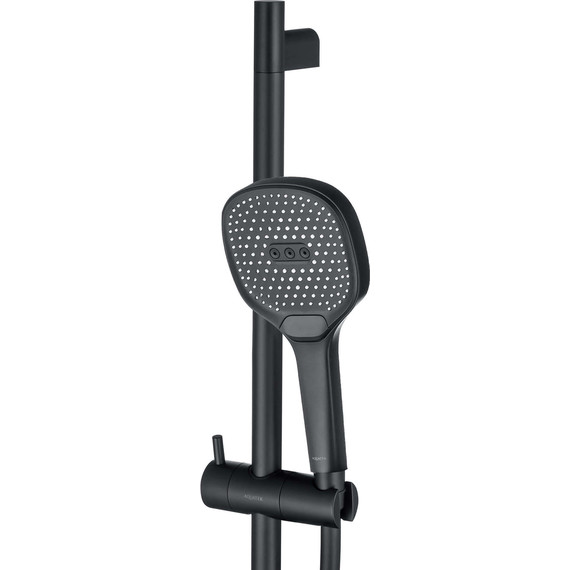 Душевой гарнитур Aquatek Вега AQ2021MB, чёрный матовый - фото 3