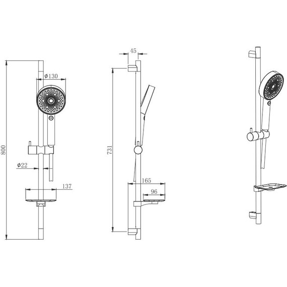 Душевой гарнитур Aquatek Вега AQ2031CR - фото 6