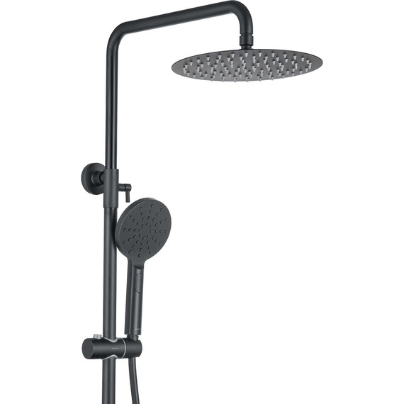 Душевая стойка Aquatek Вега AQ2040MB, чёрный матовый, Цвет производителя: чёрный матовый - фото 5