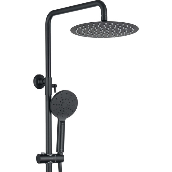 Душевая стойка Aquatek Вега AQ2046MB, чёрный матовый, Цвет производителя: чёрный матовый - фото 2