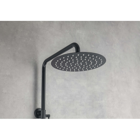 Душевая стойка Aquatek Вега AQ2046MB, чёрный матовый, Цвет производителя: чёрный матовый - фото 7