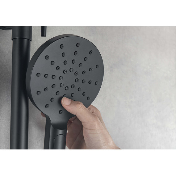 Душевая стойка Aquatek Вега AQ2046MB, чёрный матовый, Цвет производителя: чёрный матовый - фото 14