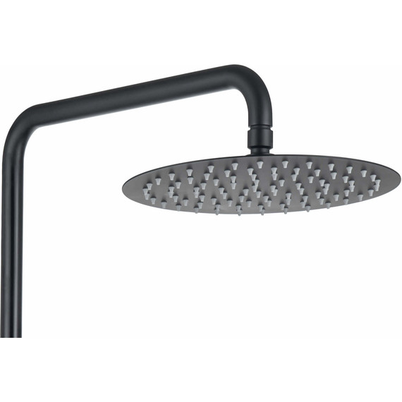 Душевая стойка Aquatek Вега AQ2060MB, чёрный матовый, Цвет производителя: чёрный матовый - фото 2