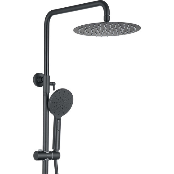 Душевая стойка Aquatek Вега AQ2060MB, чёрный матовый, Цвет производителя: чёрный матовый - фото 12