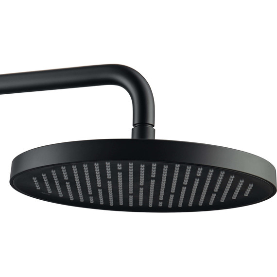 Верхний душ Aquatek  260x260 мм AQ2080MB, чёрный матовый - фото 2