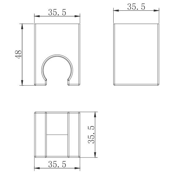 Держатель душевой лейки Aquatek  AQ2400CR - фото 2