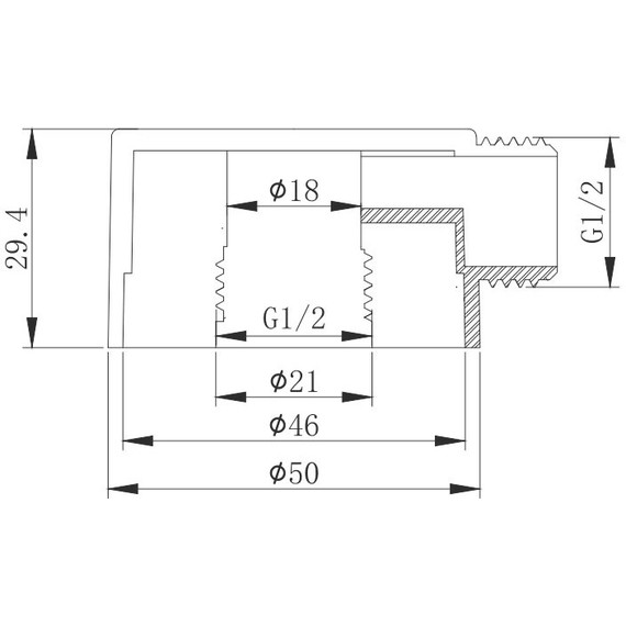 Набор смесителей 4 в 1 для душа Aquatek Вега AQ1072CR, Цвет производителя: хром - фото 8