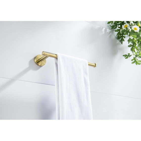 Полотенцедержатель Aquatek Оберон AQ4219BG, цвет золото шлифованное - фото 2