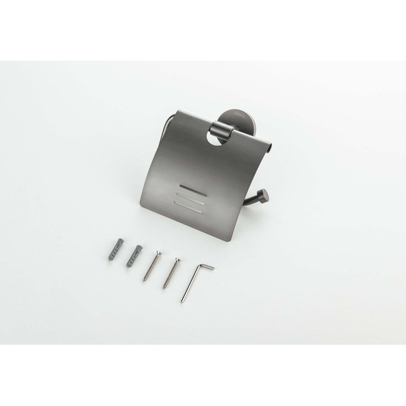 Держатель для туалетной бумаги Aquatek Бетта AQ4609BGM, цвет оружейная сталь - фото 3