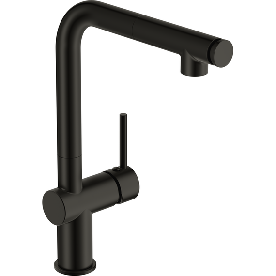 Смеситель для кухни Cersanit Flavis A68237, чёрный - фото 2