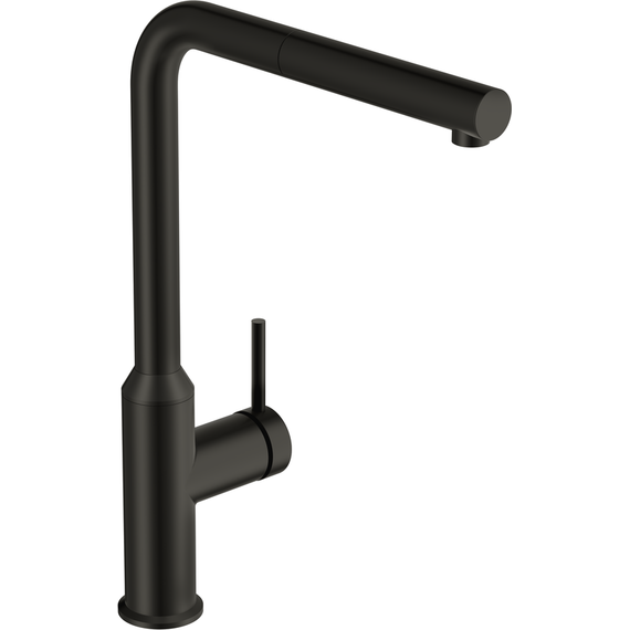 Смеситель для кухни Cersanit Flavis A68247, чёрный - фото 2