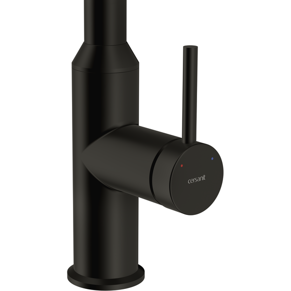Смеситель для кухни Cersanit Flavis A68247, чёрный - фото 3