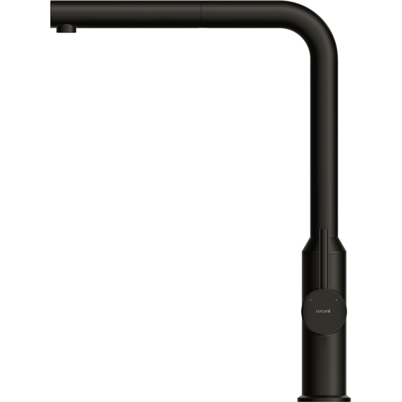 Смеситель для кухни Cersanit Flavis A68247, чёрный - фото 6