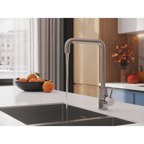 Смеситель для кухни Cersanit Como A64845, сатин - фото 11