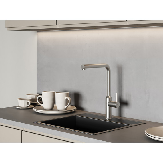 Смеситель для кухни Cersanit Flavis A68241, сатин - фото 8