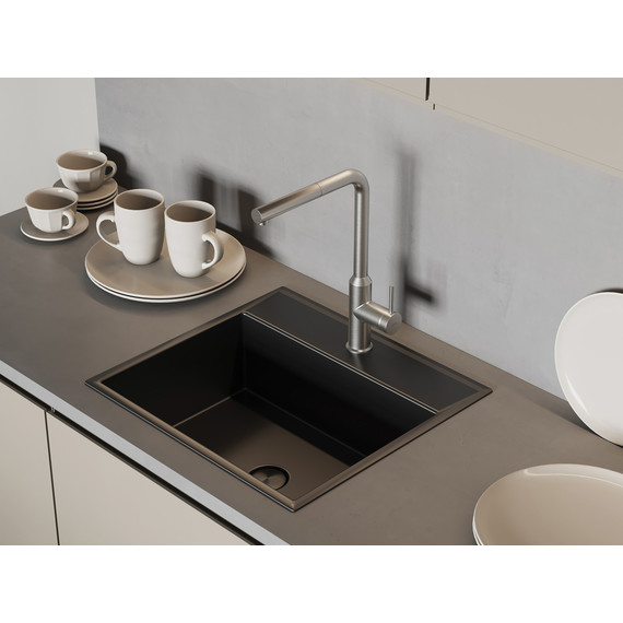 Смеситель для кухни Cersanit Flavis A68248, сатин - фото 10