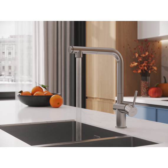 Смеситель для кухни Cersanit Flavis A68238, сатин - фото 14