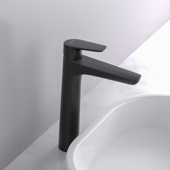 Смеситель для раковины высокий Aquatek Бетта AQ1104MB, чёрный матовый, Цвет производителя: чёрный матовый - фото 5