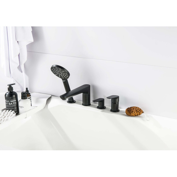 Смеситель для ванны Aquatek Бетта AQ1148MB, чёрный матовый, Цвет производителя: чёрный матовый - фото 11