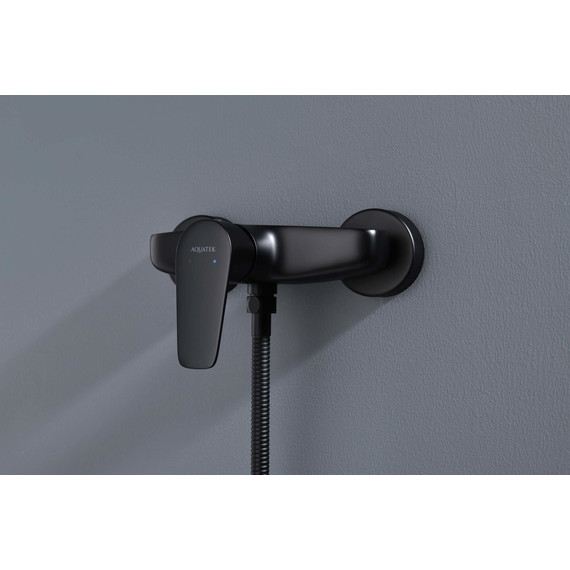 Смеситель для душа Aquatek Бетта AQ1160MB, чёрный матовый, Цвет производителя: чёрный матовый - фото 3