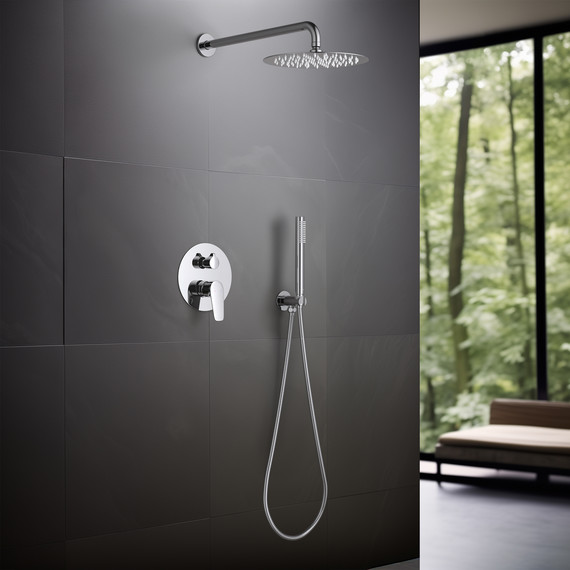 Душевая система для душа Aquatek Бетта AQ1172CR (со скрытой частью), Цвет производителя: хром - фото 9