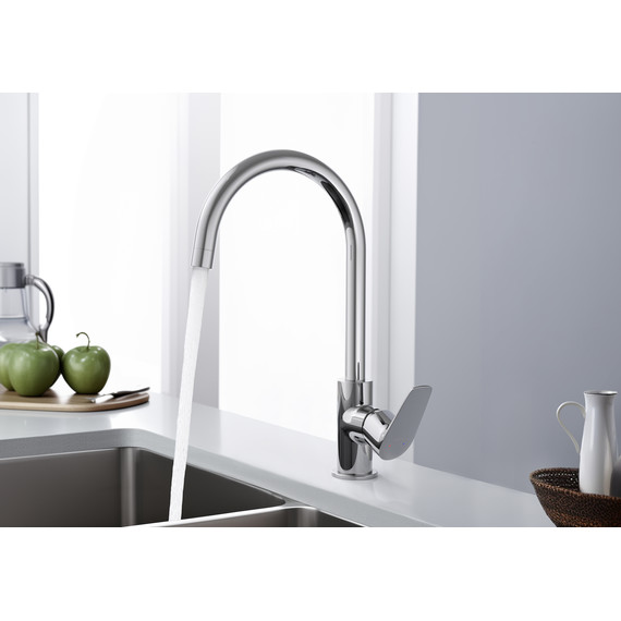 Смеситель для кухни Aquatek Бетта AQ1182CR, Цвет производителя: хром - фото 3